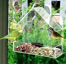 Window Bird Feeder, Attached to any outside window fully clear 