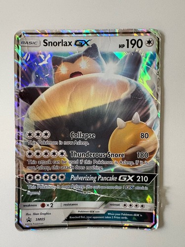 Pokémon tcg snorlax sun - gx,