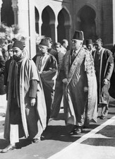 The Aga Khan Rajah of Rampur at Aligarh University India 1938 1938 Old Photo