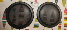 A pair of speaker covers grills total diameter 7 inch