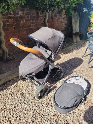 Grey egg stroller - egg,
