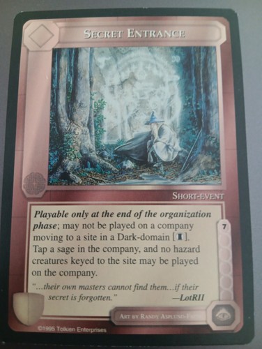 Secret entrance meccg - secret,