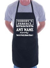 Mens Personalised Apron BBQ