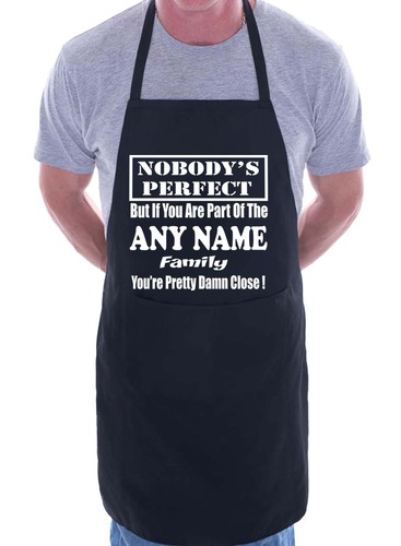 Mens personalised apron bbq - personalised,