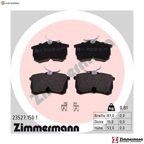 Brake pad set disc - brake,