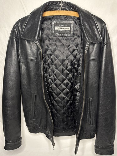 Vintage black leather jacket - vintage,
