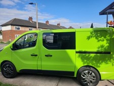 Vivaro Trafic Crew Cab Conversion Seats Windows Ply and Carpet All  Fitted