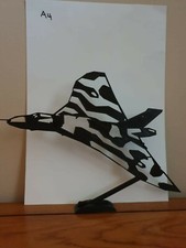 RAF Vulcan Bomber, Silhouette