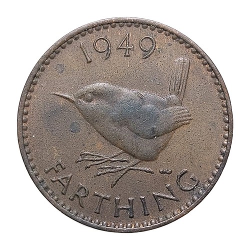 1949 british farthing - british, –