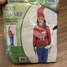 Kids Blue Dwarf Costume 8-10 Years