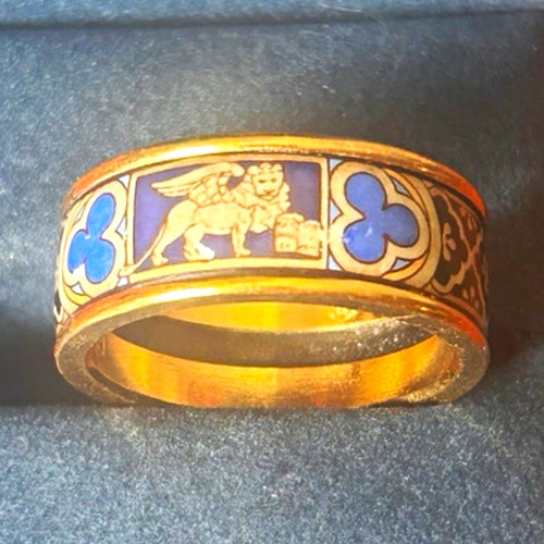 Freywille gold tone blue - freywille,