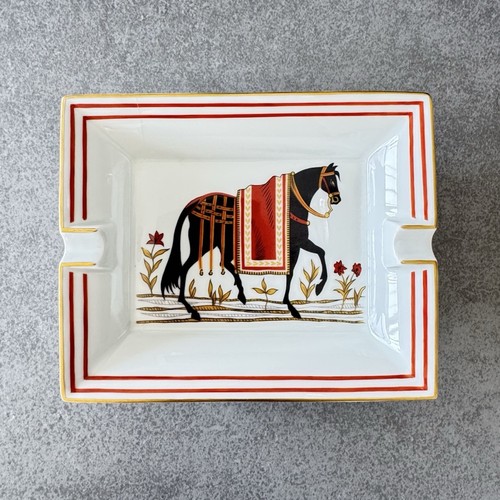 Hermès ashtray equestrian - hermès,