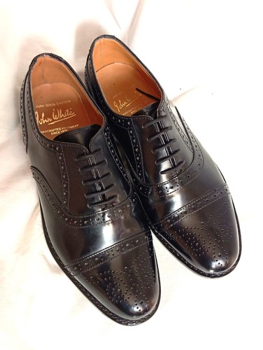 Men black leather brogues - men’s,