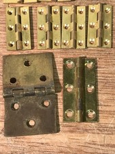 9 x Vintage  Solid Brass