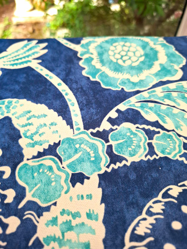 Navy blue turquoise white - blue,