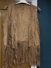 Size Medium Faux Suede Cowgirl