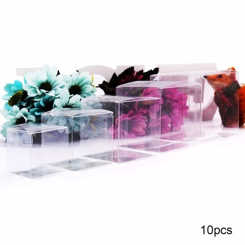 Transparent pvc cube gift - 10,
