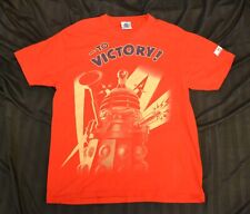 T Shirt Doctor Who Live Victory of the Daleks Red Large L