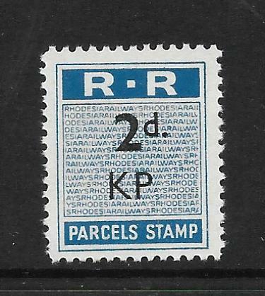 Rhodesia 1951 railway parcel - rhodesia,,