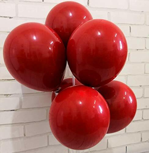 Garnet double stuffed balloon - garnet,