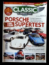 CLASSIC & SPORTS CAR Magazine June 2006 Porsche Supertest, Alfa Spider, Bentley