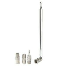 Telescopic DAB FM Radio Aerial Antenna 3 Adapter Bose wave top loaders