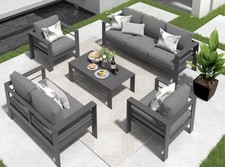 Grey Aluminium Patio Furniture
