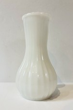 Vintage Milk Glass Ribbed