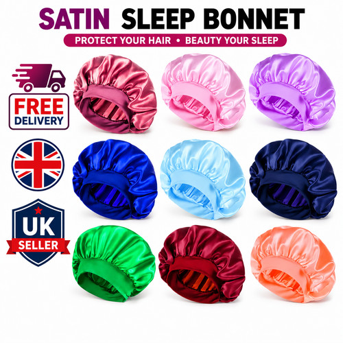 Satin shower cap women - satin,