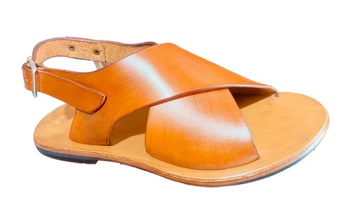 Handmade leather sandals - leather,