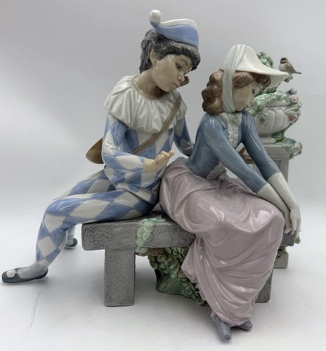 Nao lladro harlequin - lladro,