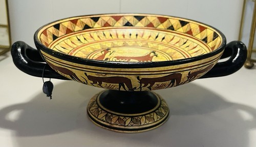 Greek mycenaean hand painted - mycenaean,