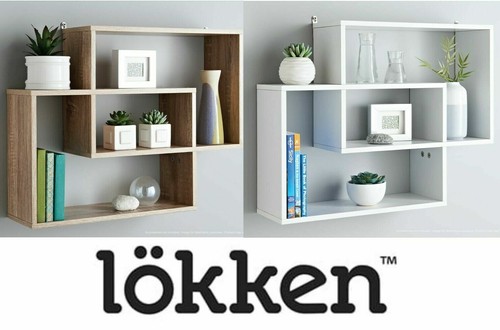 Modern floating wall - floating, shelf