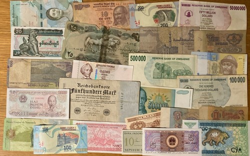 Lot world banknotes - lot, x