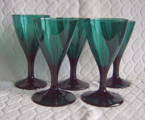 Victorian glass hand blown - victorian,