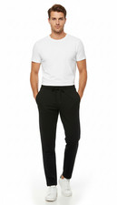 Mens Fleece Open Hem Bottoms