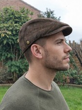 Tweed Flat Cap. Adjustable