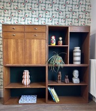 Mid Century Cardinal møbler Danish  4 X Modular Cube Cabinets Shelving 1960’s