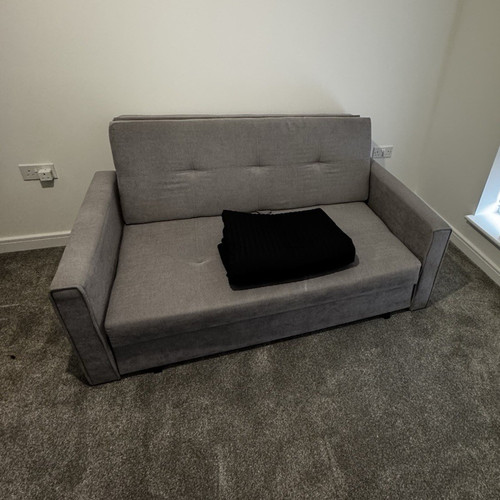 Viva grey fabric convertible - fabric,