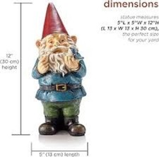 Alpine garden gnome with - garden,