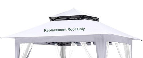 Brown gazebo cover - gazebo, compatible