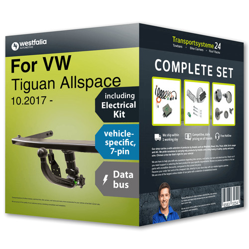Towbar detachable for - , vw
