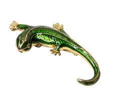 Vintage Green Gecko Lizard
