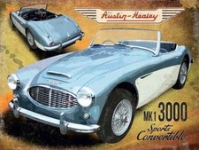Austin-Healey MK1 3000 Sports Convertible  fridge magnet   (og)