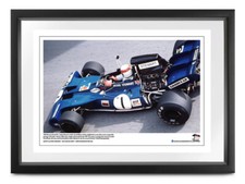 Jackie Stewart SIGNED Tyrrell