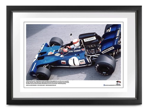 Jackie stewart signed tyrrell - jackie,