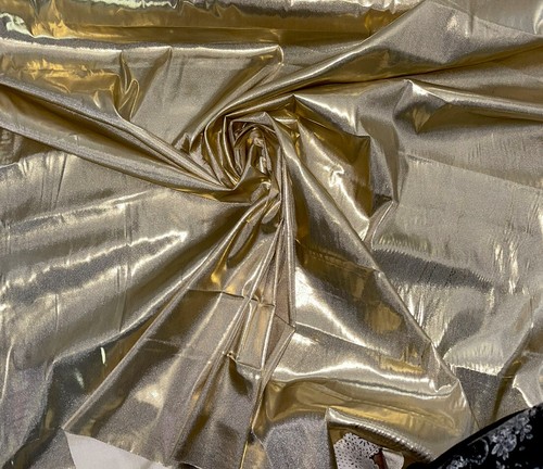 Gold metallic lame - 1m,