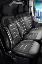 TAILORED SEAT COVERS For VAUXHALL VIVARO C 2018-2025 JACQUARD & ART LEATHER