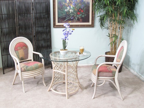 Emerald rattan piece bistro - 3,