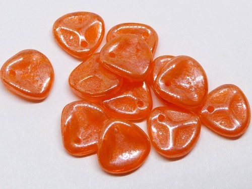 7x8 czech glass rose flower - mm,
